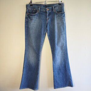 Vintage Lucky Brand Flared Low Rise Jeans 'Sweet Dream Button Fly Size 6/28 USA